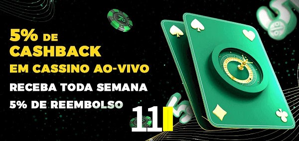 Promoções do cassino ao Vivo 11II